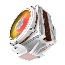 CPU cooler - darkFlash E400 PLUS Dual-Fan, 235W TDP, ARGB White