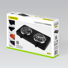 Namų ir virtuvės prietaisas - Maestro Electric Double Hot Plate 2000W MR-770-2 Black