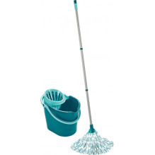 Valymo šluota - Leifheit Classic Mop (aliuminis, reguliuojamas 44-120 cm, 12L)