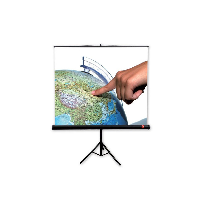 Projektoriaus Ekranas - Avtek Tripod 150 1:1, Juodas