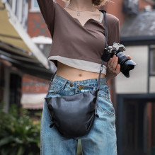 Fotoaparato krepšys - PGYTECH OneGo Cloud Bag M Ekologiška oda, universalus dizainas Vidurnaktis