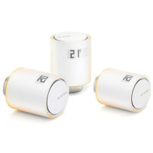 Išmanusis termostatas - Netatmo NBU-NAV 3-vožtuvų rinkinys (Netatmo, 3 išmanūs vožtuvai, 2 metų baterijos tarnavimo laik Išmanusis termostatas - Netatmo NBU-NAV 3-vožtuvų rinkinys (Netatmo, 3 išmanūs vožtuvai, 2 metų baterijos tarnavimo laik