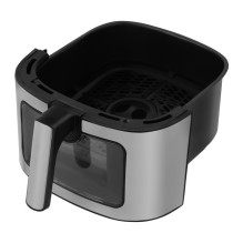 Hot Air Fryer - N\'oveen AF770 X-LINE Fat Free 6.5 L 10 Automatic Programs 200 °C Black, Silver