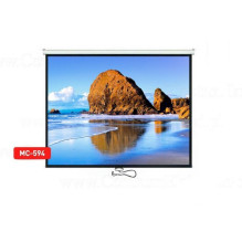 Projector Screen - Maclean MC-594 100' 3:4 Manual Wall Mount 160° Viewing Angle Projector Screen - Maclean MC-594 100' 3:4 Manual Wall Mount 160° Viewing Angle