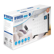 Convection Heater - Noveen CH8000 LCD, 24h Timer, 3 Power Levels, White