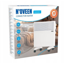 Elektrinis šildytuvas - N'OVEEN CH3350 1000W sieninis konvekcinis šildytuvas su termostatu