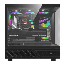 Kompiuterio korpusas - darkFlash DS950 ATX, 6 ventiliatoriai, USB-C 3.2 Gen 2, juodas Kompiuterio korpusas - darkFlash DS950 ATX, 6 ventiliatoriai, USB-C 3.2 Gen 2, juodas