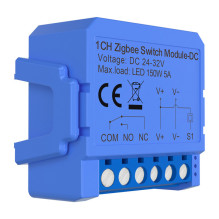 AVATTO ZWSM16-DC32V-1 1-kanalinis ZigBee jungiklis 12-32V DC