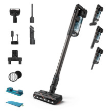 Dulkių siurblys, PHILIPS, Sausas ir drėgnas valymas, 2 viename lazdinis dulkių siurblys, Mėlynas, Be maišelio, Baterija, Dulkių siurblys, PHILIPS, Sausas ir drėgnas valymas, 2 viename lazdinis dulkių siurblys, Mėlynas, Be maišelio, Baterija,