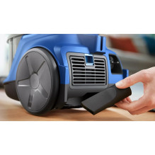 Vacuum Cleaner, PHILIPS, Bagless, 850 Watts, Capacity 1.3 l, Noise 77 dB, Dark Blue, Weight 4.4 kg, XB2123 / 09