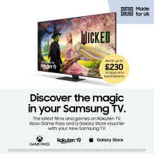 Televizorius, SAMSUNG, 55 colių, 4K Ultra HD, 3840 x 2160 pikselių, plokščias, Neo QLED, QE55QN80FAUXXH