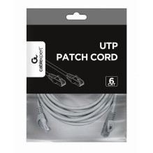 PATCH CABLE CAT6 UTP 5M / GREY PP6U-5M GEMBIRD PATCH CABLE CAT6 UTP 5M / GREY PP6U-5M GEMBIRD