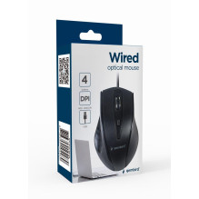 MOUSE USB OPTICAL / BLACK MUS-4B-02 GEMBIRD