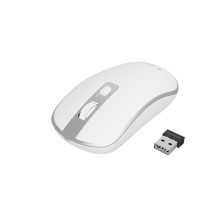 MOUSE USB OPTICAL WRL WHITE / SILVER MUSW-4B-06-WS GEMBIRD