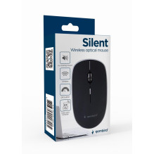 MOUSE USB OPTICAL WRL BLACK / SILENT MUSW-4BS-01 GEMBIRD