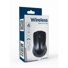 MOUSE USB OPTICAL WRL / BLACK MUSW-4B-04 GEMBIRD