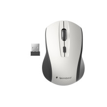 MOUSE USB OPTICAL WRL BLACK / SILVER MUSW-4B-02-BS GEMBIRD