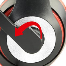 AUSINĖS STEREO BLACK / MHS-03-BKRD GEMBIRD