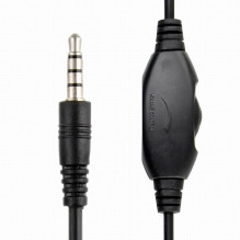 AUSINĖS STEREO BLACK / MHS-03-BKRD GEMBIRD