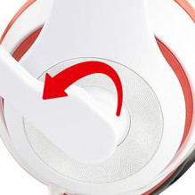 AUSINĖS STEREO BALTA / MHS-03-WTRDBK GEMBIRD