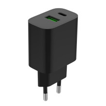 Įkroviklis USB UNIVERSALUS QC3.0 / TA-UC-PDQC20-01-BK GEMBIRD Įkroviklis USB UNIVERSALUS QC3.0 / TA-UC-PDQC20-01-BK GEMBIRD