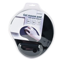 MOUSE PAD GEL BLACK / MP-GEL-BK GEMBIRD MOUSE PAD GEL BLACK / MP-GEL-BK GEMBIRD