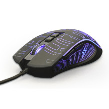 MOUSE USB OPTICAL GAMING / BLACK MUSG-RGB-01 GEMBIRD