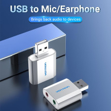 Garso plokštė USB 2 prievadų / VAB-S13 VENTION