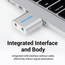 SOUND CARD USB 2-PORT / VAB-S13 VENTION