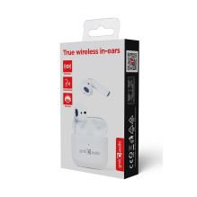 AUSINĖS BLUETOOTH VALLETTA / WHITE TWS-MLA-GW GEMBIRD