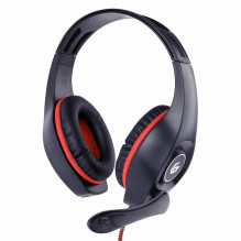 HEADSET GAMING / RED / BLACK GHS-05-R GEMBIRD