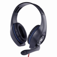 AUSINĖS ŽAIDIMAI / MĖLYNA / BLACK GHS-05-B GEMBIRD