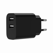 Įkroviklis USB UNIVERSALUS BLACK / 2P TA-UC-2A12-01-BK GEMBIRD Įkroviklis USB UNIVERSALUS BLACK / 2P TA-UC-2A12-01-BK GEMBIRD
