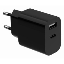 Įkroviklis USB UNIVERSALUS BLACK / 2P TA-UC-2AC12-01-BK GEMBIRD Įkroviklis USB UNIVERSALUS BLACK / 2P TA-UC-2AC12-01-BK GEMBIRD