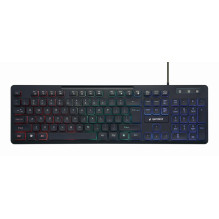 KLAVIATŪRA MULTIMEDIA USB ENG / BLACK KB-UML-02 GEMBIRD