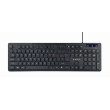 KEYBOARD MULTIMEDIA USB ENG / BLACK KB-UML-02 GEMBIRD