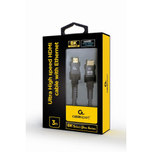 KABELIS HDMI-HDMI 8K 3M SELECT / PLUS CCB-HDMI8K-3M GEMBIRD KABELIS HDMI-HDMI 8K 3M SELECT / PLUS CCB-HDMI8K-3M GEMBIRD