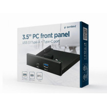 CASE ACC FRONT 3.5" PANEL / USB 2P FDI3-U3C-01 GEMBRID CASE ACC FRONT 3.5" PANEL / USB 2P FDI3-U3C-01 GEMBRID