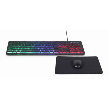 KLAVIATŪRA + PELĖ USB ENG / KBS-UML-01 GEMBIRD