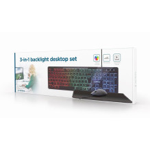 KEYBOARD +MOUSE USB ENG / KBS-UML-01 GEMBIRD