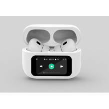 AUSINĖS BLUETOOTH / BALTOS TWS-LCD-ANC-01-W GEMBIRD AUSINĖS BLUETOOTH / BALTOS TWS-LCD-ANC-01-W GEMBIRD
