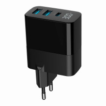 CHARGER USB 30W 3PORT / TA-UC-PDQC30LCD-BK-02 GEMBIRD CHARGER USB 30W 3PORT / TA-UC-PDQC30LCD-BK-02 GEMBIRD