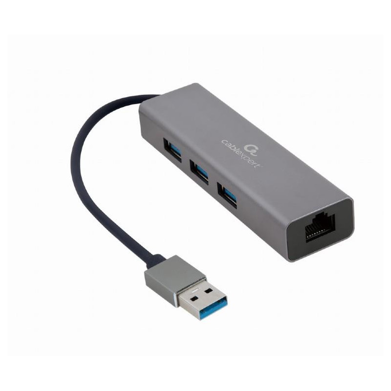 I / O ADAPTERIS USB3 PRIE LAN RJ45 / 3xUSB3 A-AMU3-LAN-01 GEMBIRD