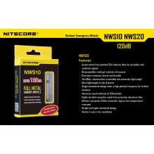 WISTLE OUTDOOR EMERGENCY / 120DB NWS10 NITECORE WISTLE OUTDOOR EMERGENCY / 120DB NWS10 NITECORE
