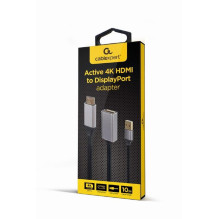 I / O ADAPTERIS HDMI Į DP / BLACK A-HDMIM-DPF-02 GEMBIRD I / O ADAPTERIS HDMI Į DP / BLACK A-HDMIM-DPF-02 GEMBIRD