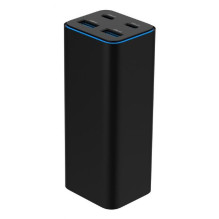 ĮKROVIKLIS USB UNIVERSALUS 4P 100W / TA-UC-2A2C-PD100-01-BK GEMBIRD ĮKROVIKLIS USB UNIVERSALUS 4P 100W / TA-UC-2A2C-PD100-01-BK GEMBIRD