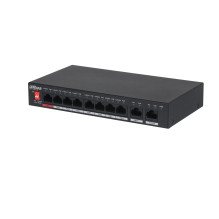Switch, DAHUA, PFS3010-8ET-96-V2, Desktop / pedestal, PoE ports 8, 96 Watts, DH-PFS3010-8ET-96-V2