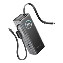 Išorinė baterija USB 25000MAH RAPID / 170W sidabrinė 5023001030 ECOFLOW Išorinė baterija USB 25000MAH RAPID / 170W sidabrinė 5023001030 ECOFLOW