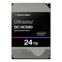 Kietasis diskas, WESTERN DIGITAL, SAS, 3,5 colio, 7200 aps./min., 24 TB, WUH722624AL5204 0F59373, Ultrastar DC HC590, 0F