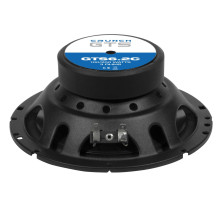 Crunch GTS6.2C - głośniki odseparowane, średnica midbasu 165 mm, moc RMS 100 Wat, impedancja 3 Ohm